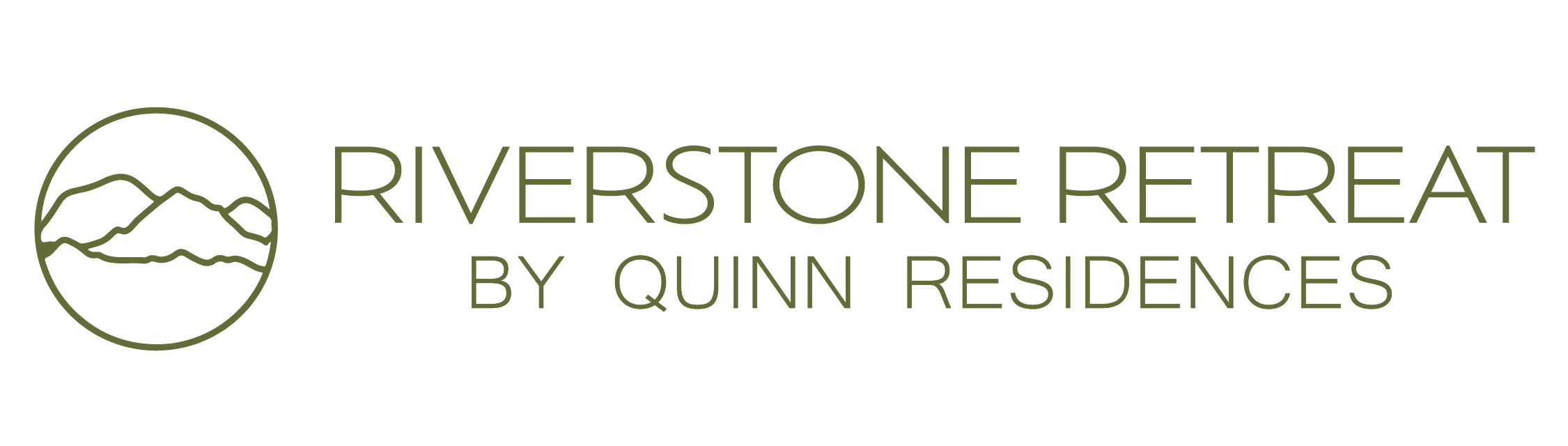 A logo for Riverstone Retreat by Quinn Residences is displayed.